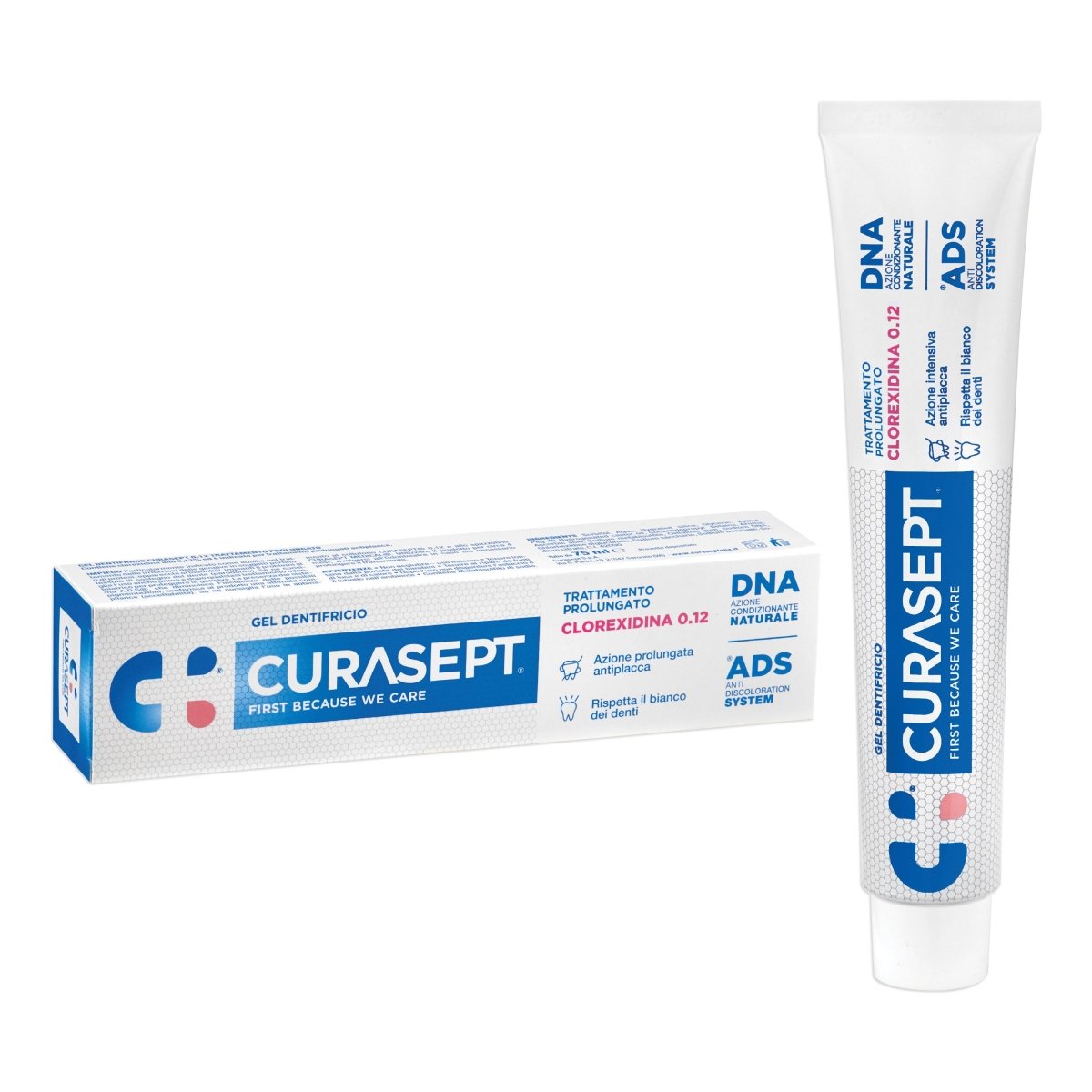 Curasept dentifrice 0,12 1 tube 75ml ADS + ADN
