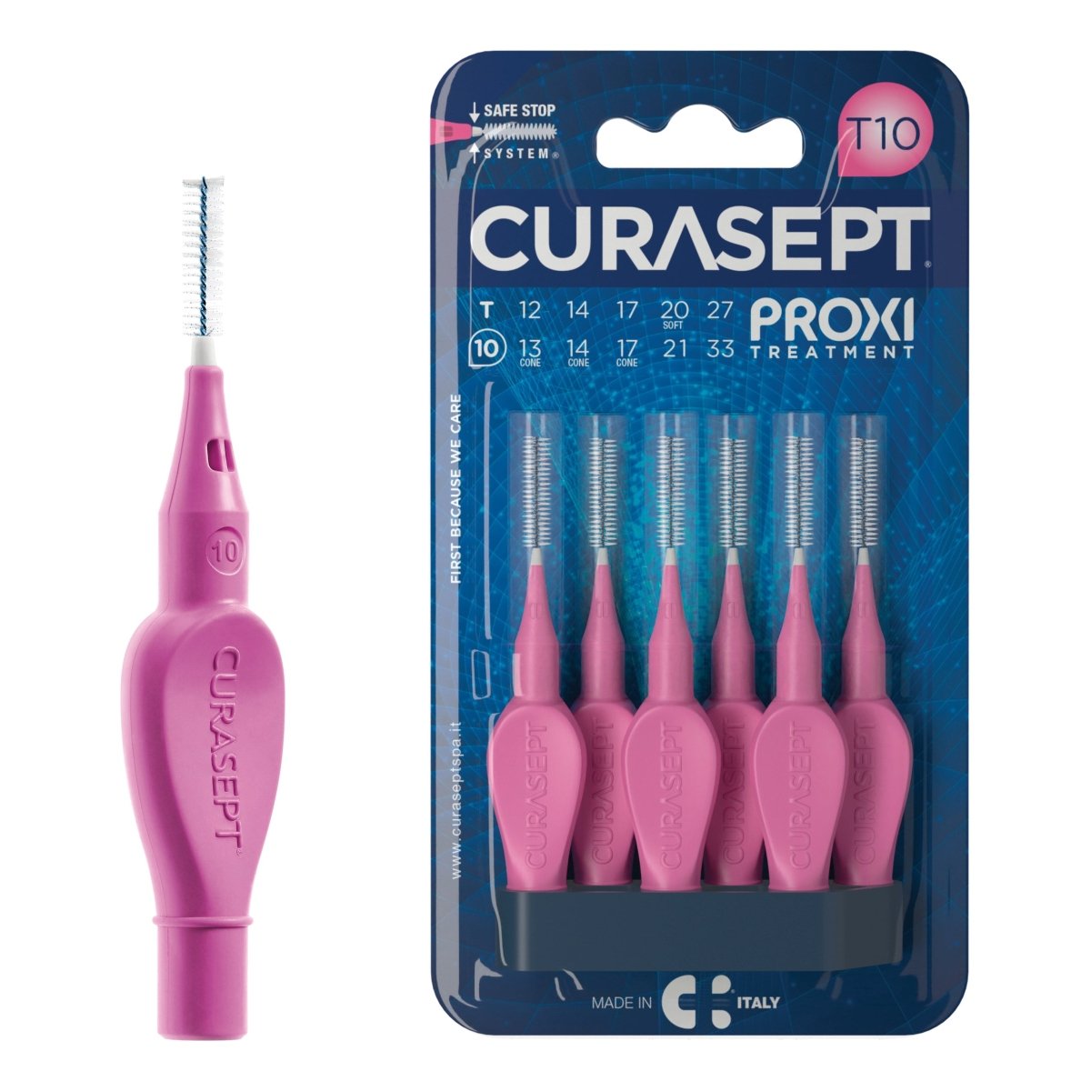 Curasept Proxi T10 fuchsia 6 pièces
