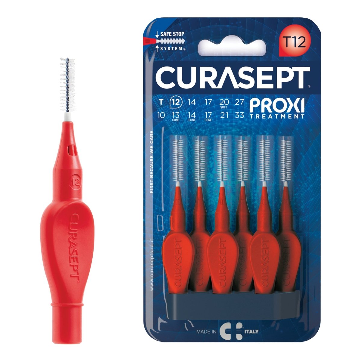 Curasept Proxi T12 rouge 6 pièces