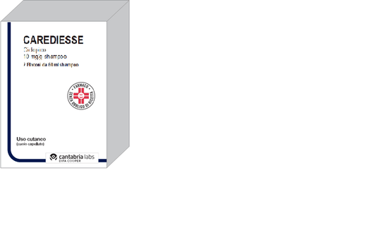 Carediesse 10 mg/g champú 2×60 ml