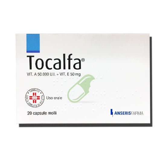 Tocalfa 50 000 IU + 50 mg 20 mekih kapsula