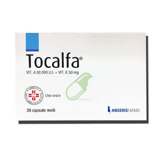 Tocalfa 50 000 UI + 50 mg 20 capsule molli