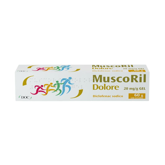 Muscoril Dolore Gel 20 mg/g Dolori Muscolari 60 g