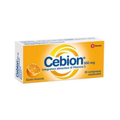 Cebion Masticabile Arancia Vitamina C 500 mg 20 Compresse - MINSAN 971141193
