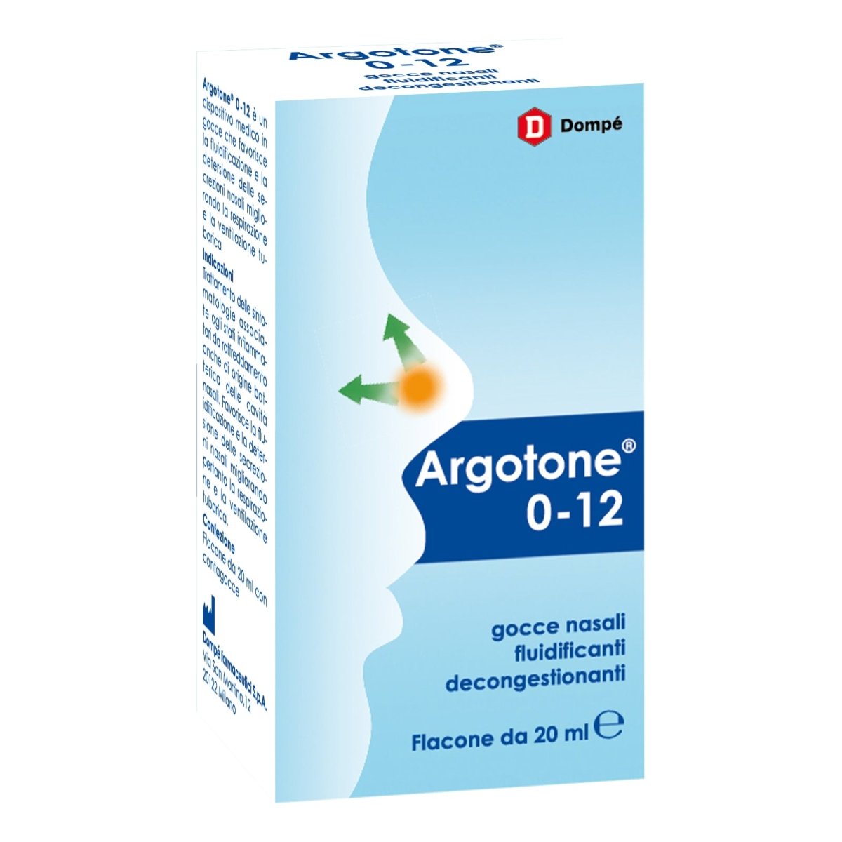 Argotone gocce nasali 0–12 mesi