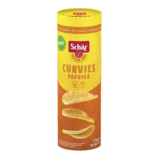 Schär Curvies Paprika 170 g snack croccante senza glutine