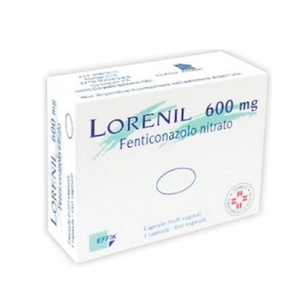 Lorenil 600 mg 1 capsula molle vaginale - MINSAN 028228171