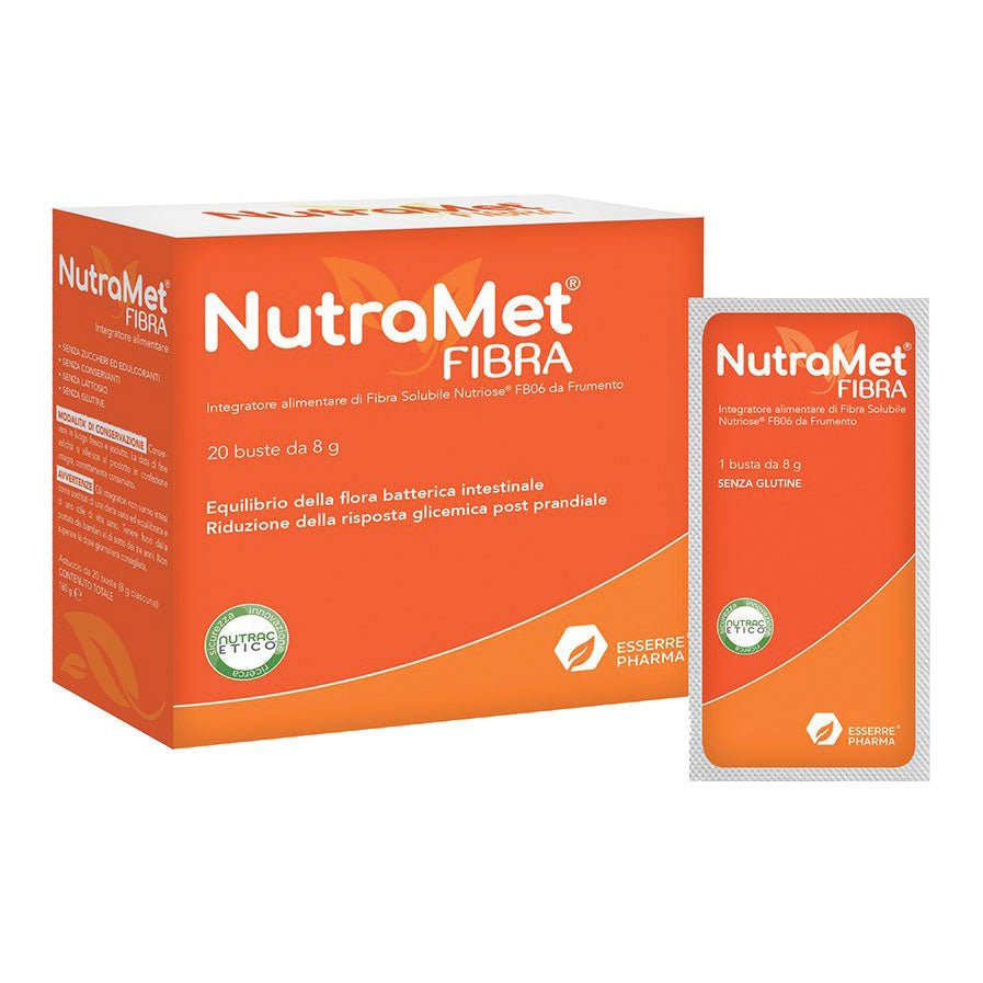 Nutramet Fibra 20 sachets of fiber + ferments