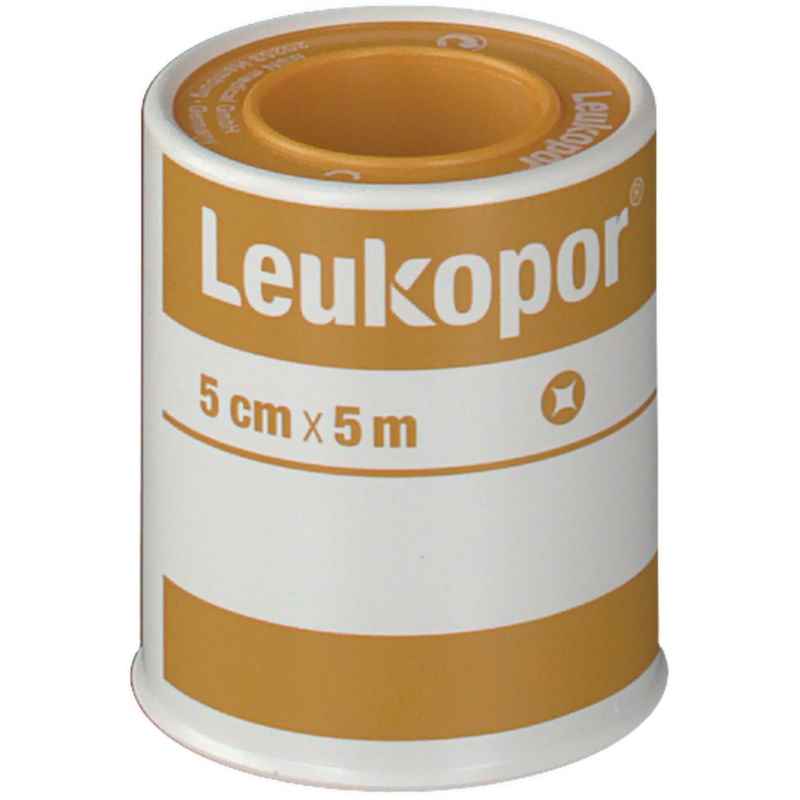Cerotto Leukopor 5 cm x 5 m rocchetto - MINSAN 900160983