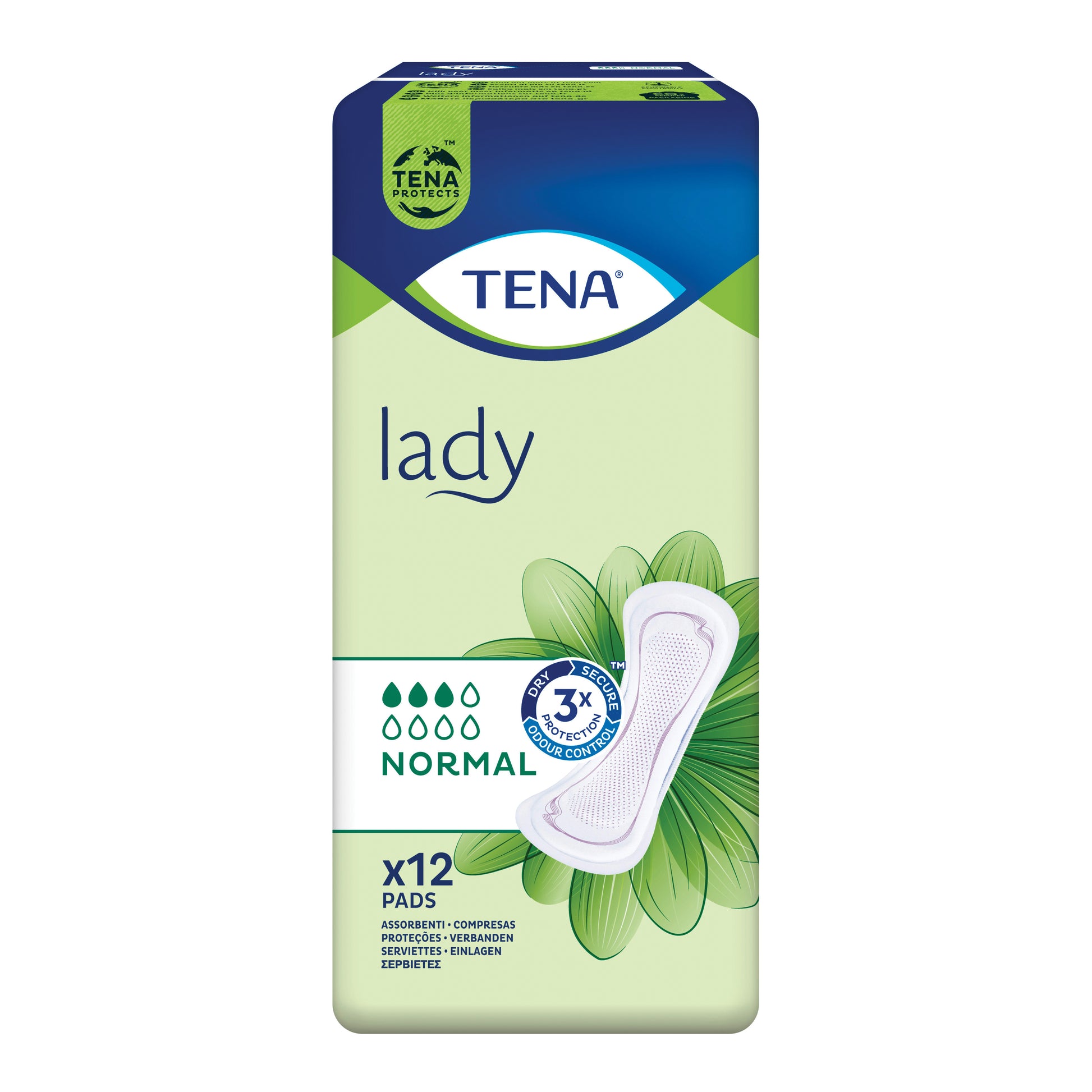 Tena Lady Compresas Incontinencia Normal Mujer 12 Piezas