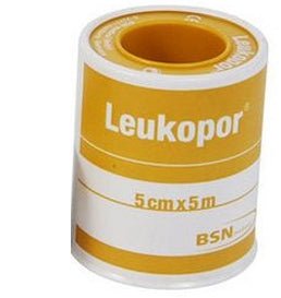Leukopor plaster 5 cm×5 m spool