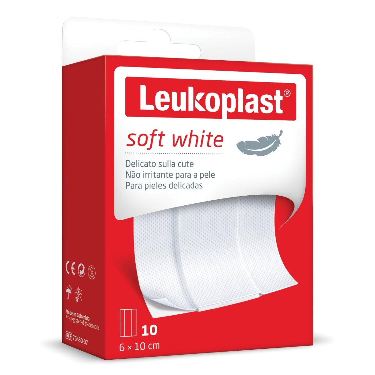 Leukoplast Soft White Apósito hipoalergénico 100×6 cm
