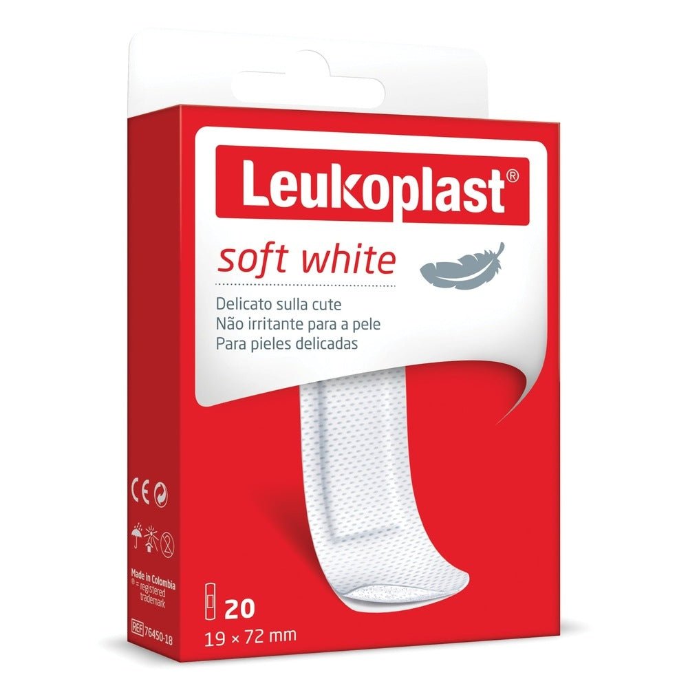 Leukoplast Soft White 72x19mm 20 Stück