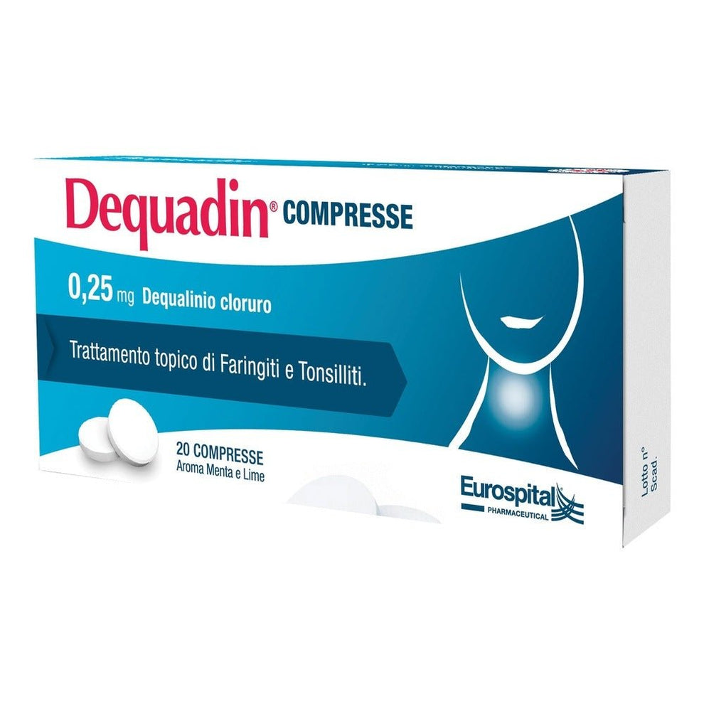 Dequadin 0,25 mg – 20 comprimés : soulagement pour la gorge et la ...