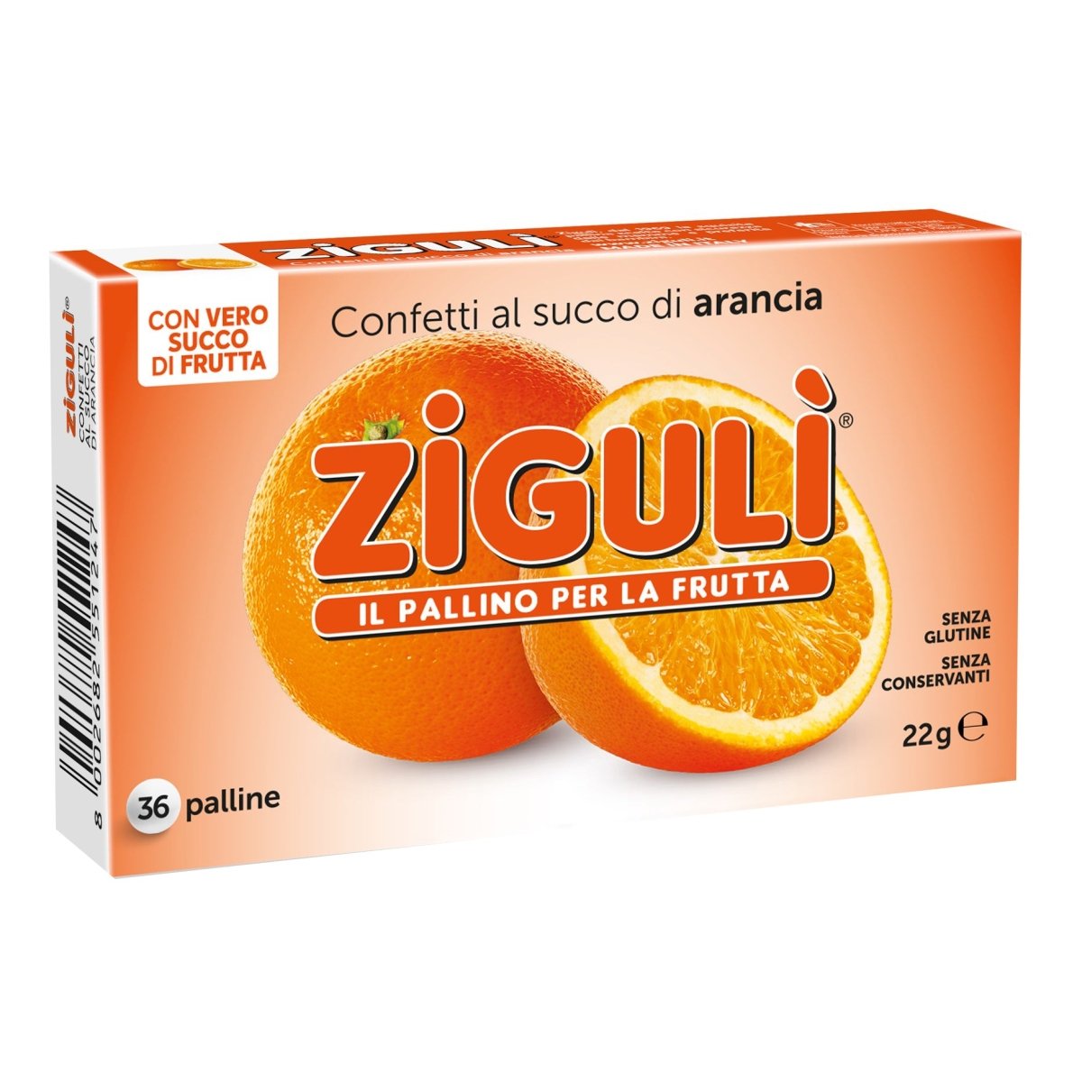 Zigulì arancia 36 palline 22g