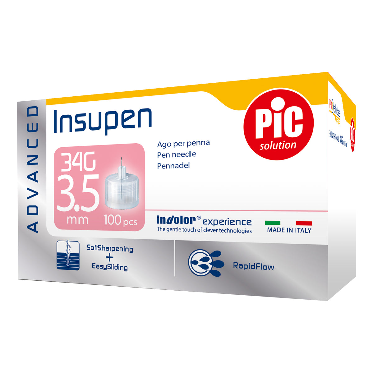 PIC INSUPEN ADV NADEL G34X3,5MM