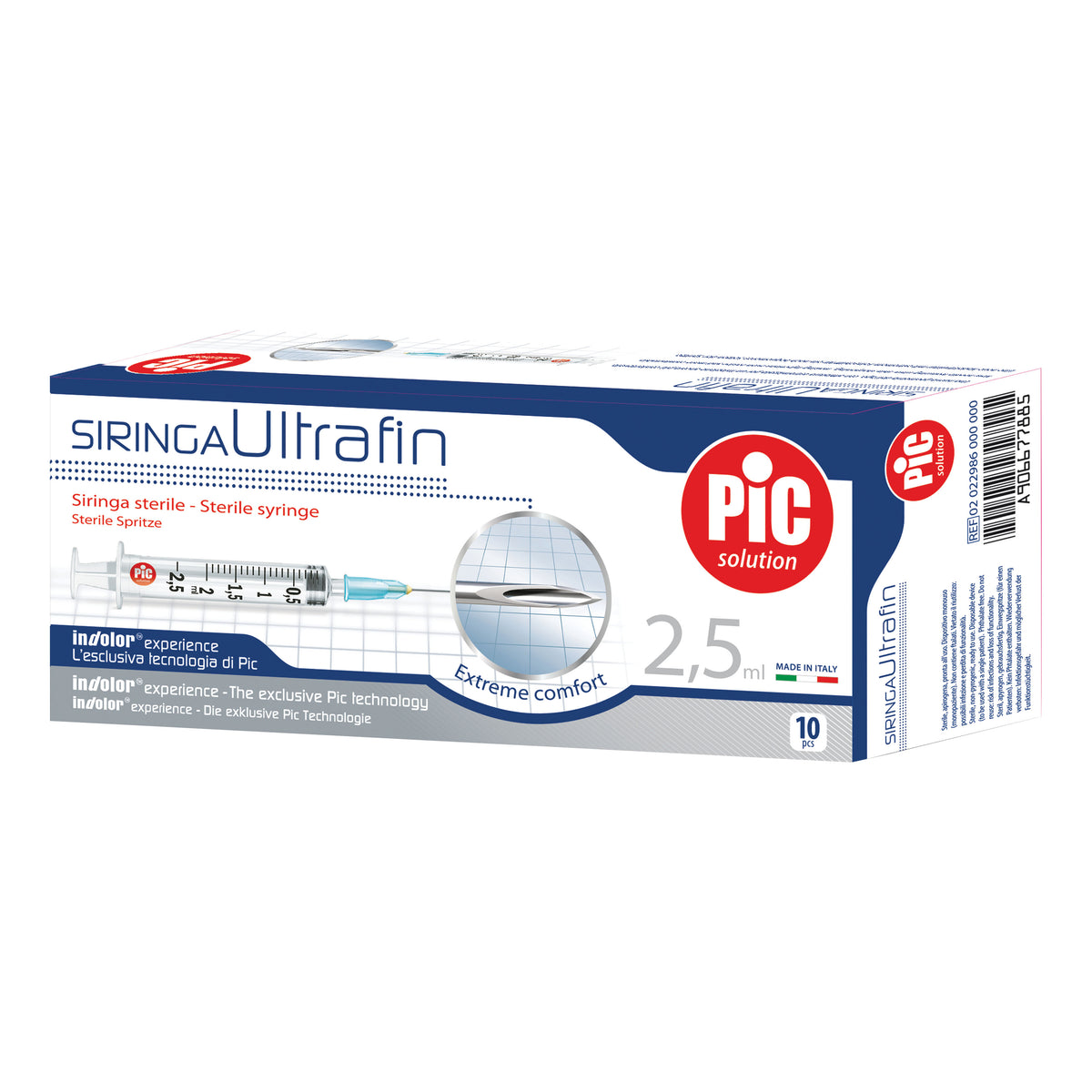 ULTRAFINO SIR 2.5ML G23 1/4 10P