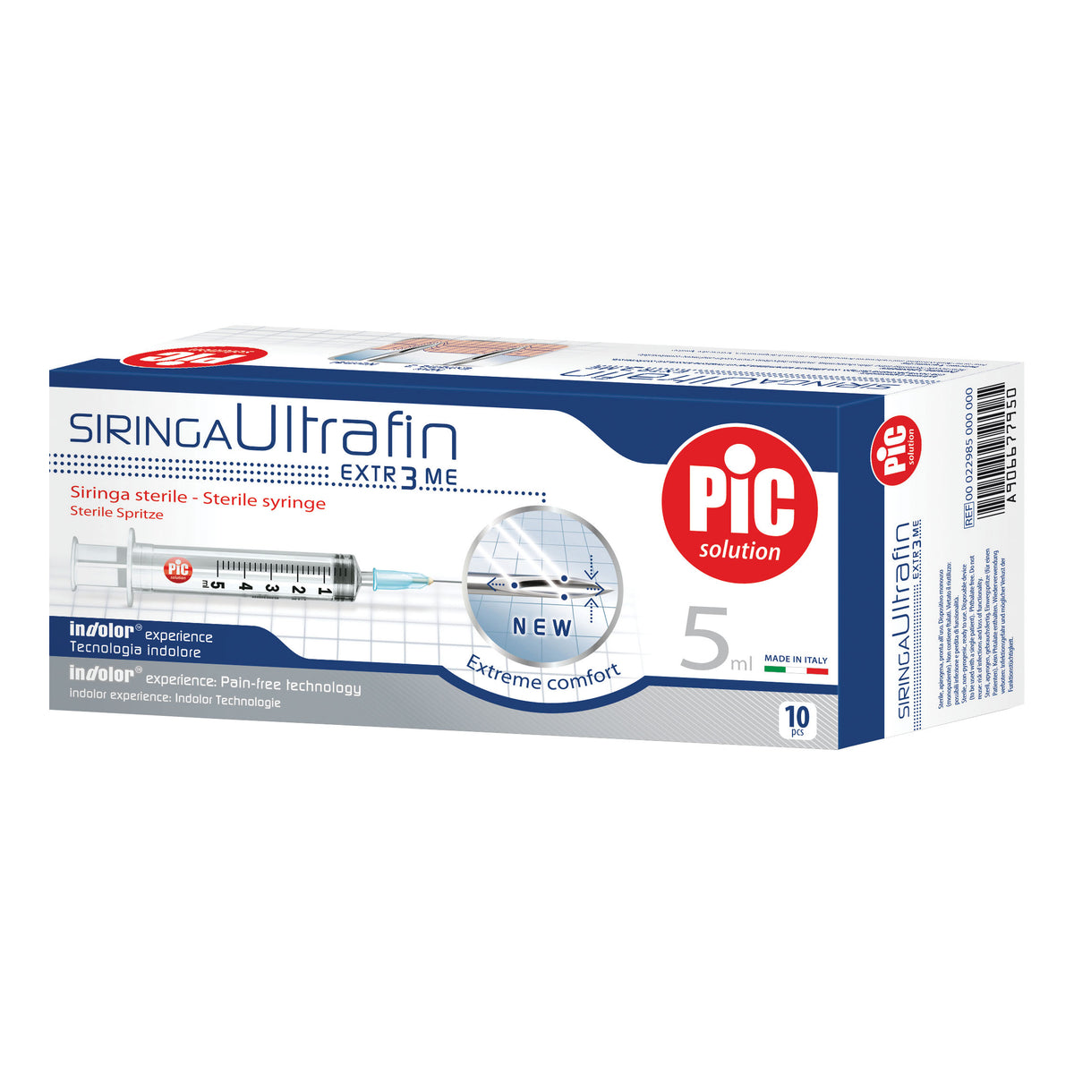 ULTRAFINO SIR 5ML G23 1/4 10UNDS