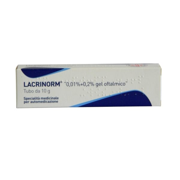 Lacrinorm 0,01% + 0,2% 10 g gel oftalmico - MINSAN 032039012