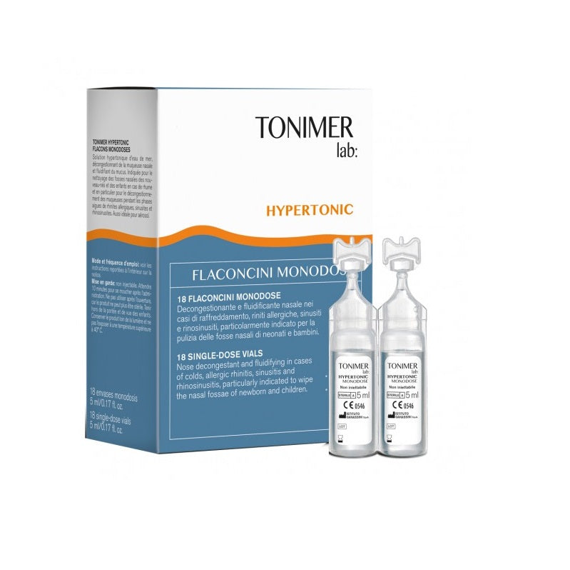 Tonimer Lab Hypertonic 18 Flaconcini Monodose - MINSAN 935205551