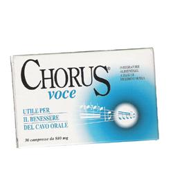 Chorus Voice 30 tablets voice hoarseness