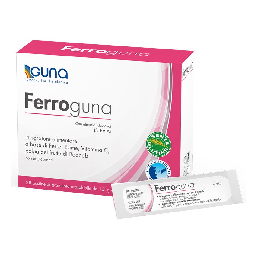 Ferroguna 28 sachets iron + vitamin C