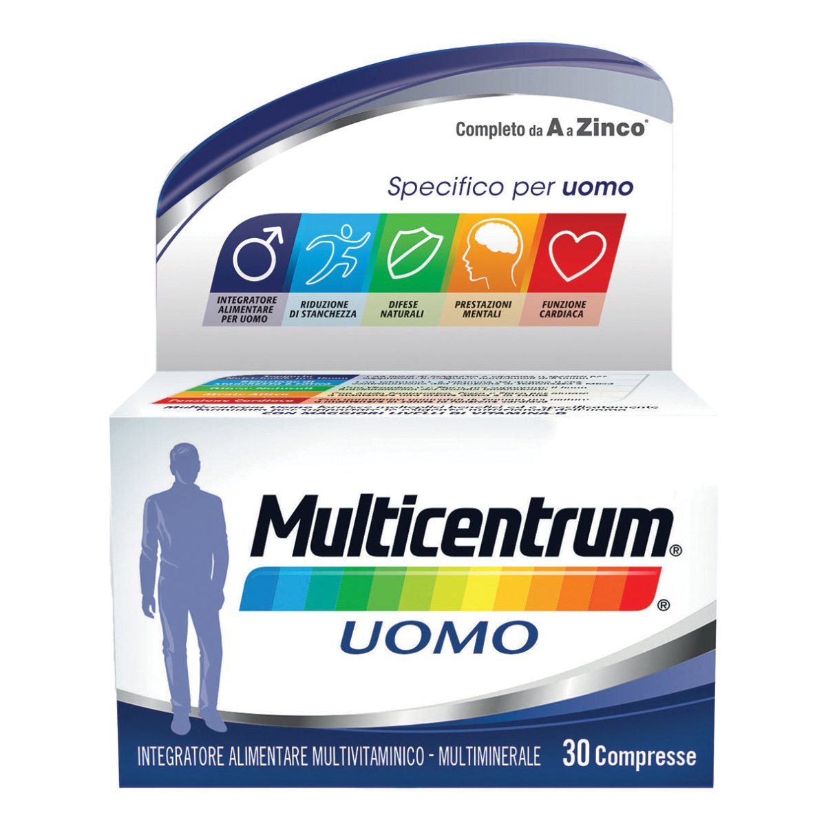 Multicentrum Uomo 30 compresse multivitaminico uomo