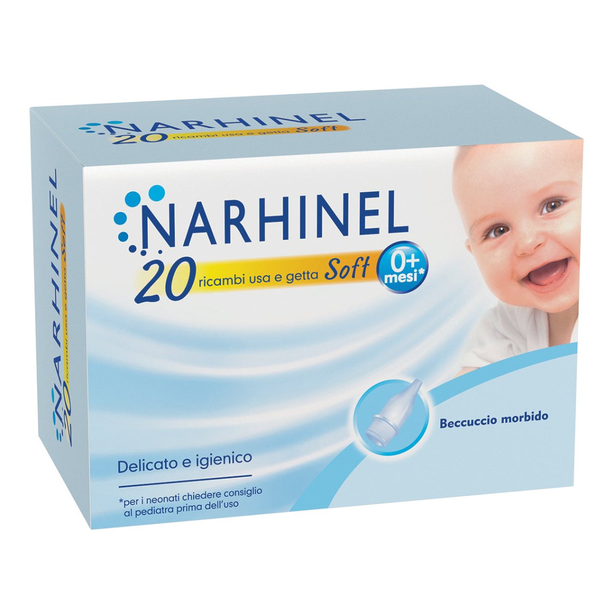 Narhinel 20 weiche Einweg-Nachfüllpackungen