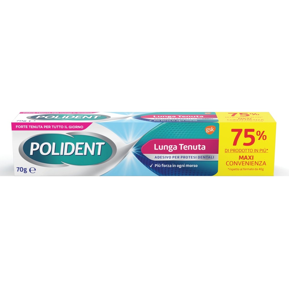 Crème adhésive longue durée Polident 70g