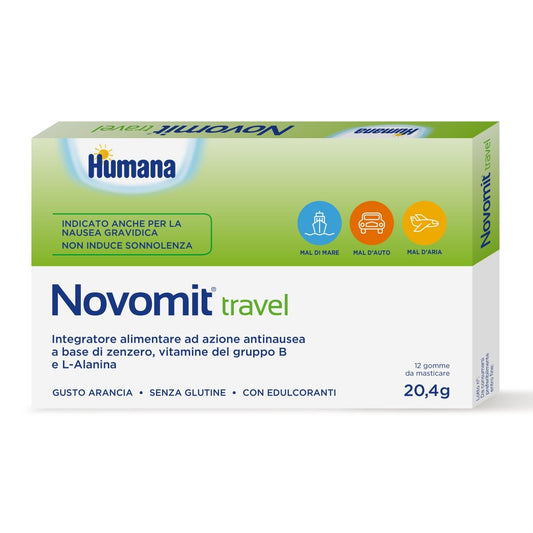 Novomit Travel 12 Kaugummis gegen Übelkeit