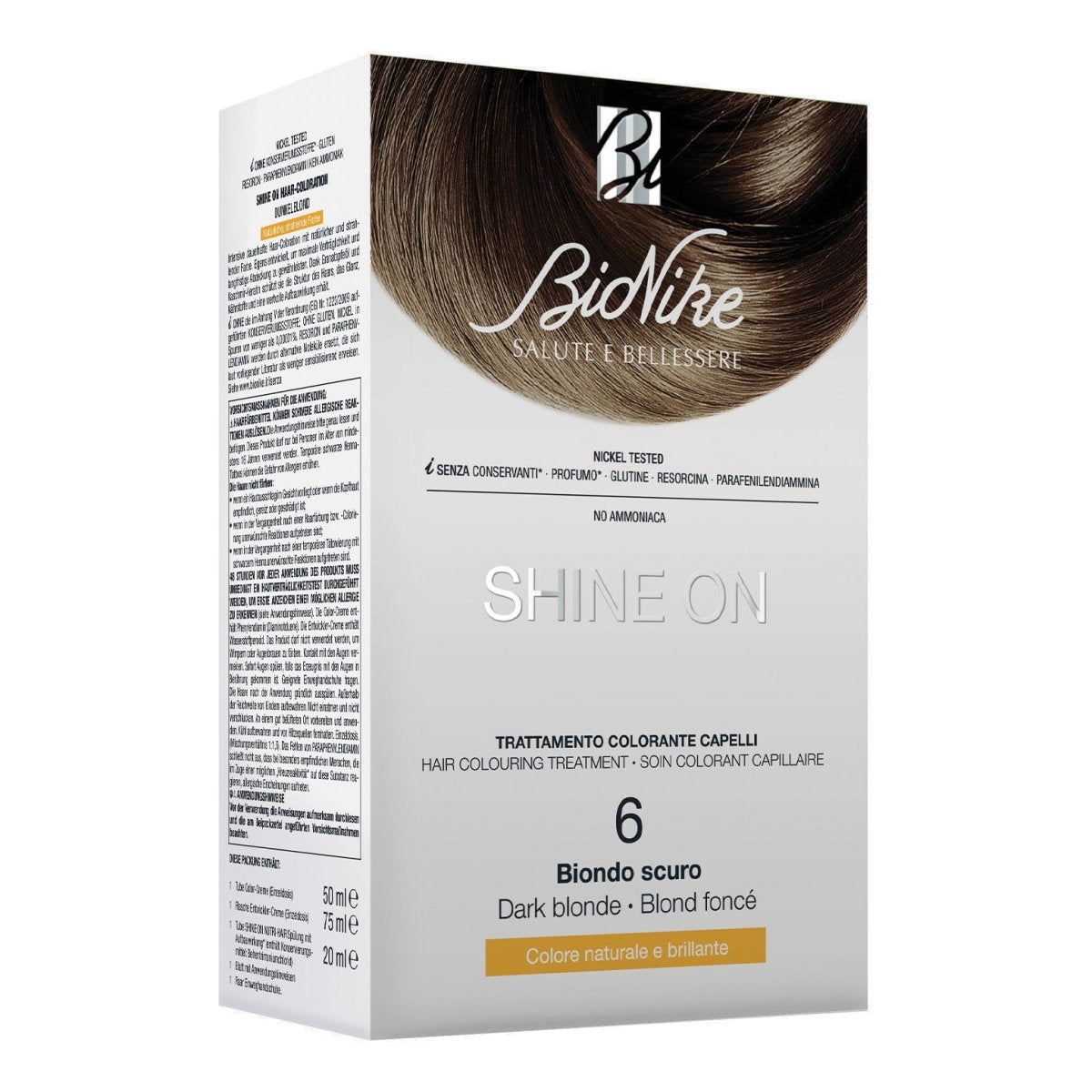 Bionike Shine On dunkelblonde Haarfarbe 6 1 Packung
