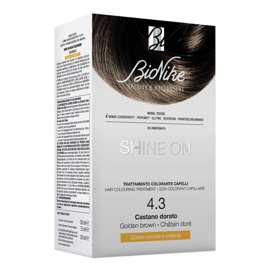 Bionike Shine On goldbraune Haarfarbe 4,3 1 Packung