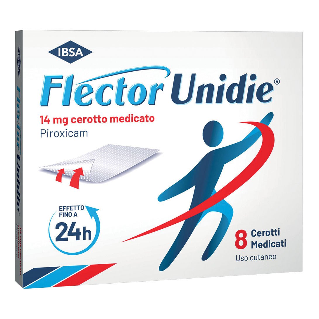 Flector Unidie 14 mg 8 medicated plasters