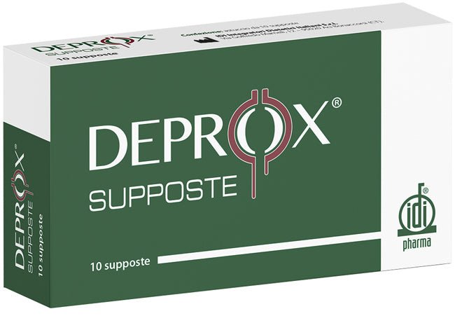 Deprox 10 supositorios prostáticos antiinflamatorios