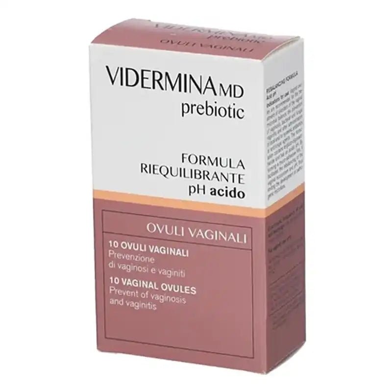 Vidermina Prebiotic Vaginal Ovules 10 Stück