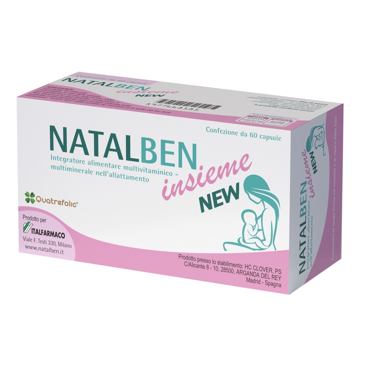 Natalben Insieme New 60 multivitamin pregnancy capsules