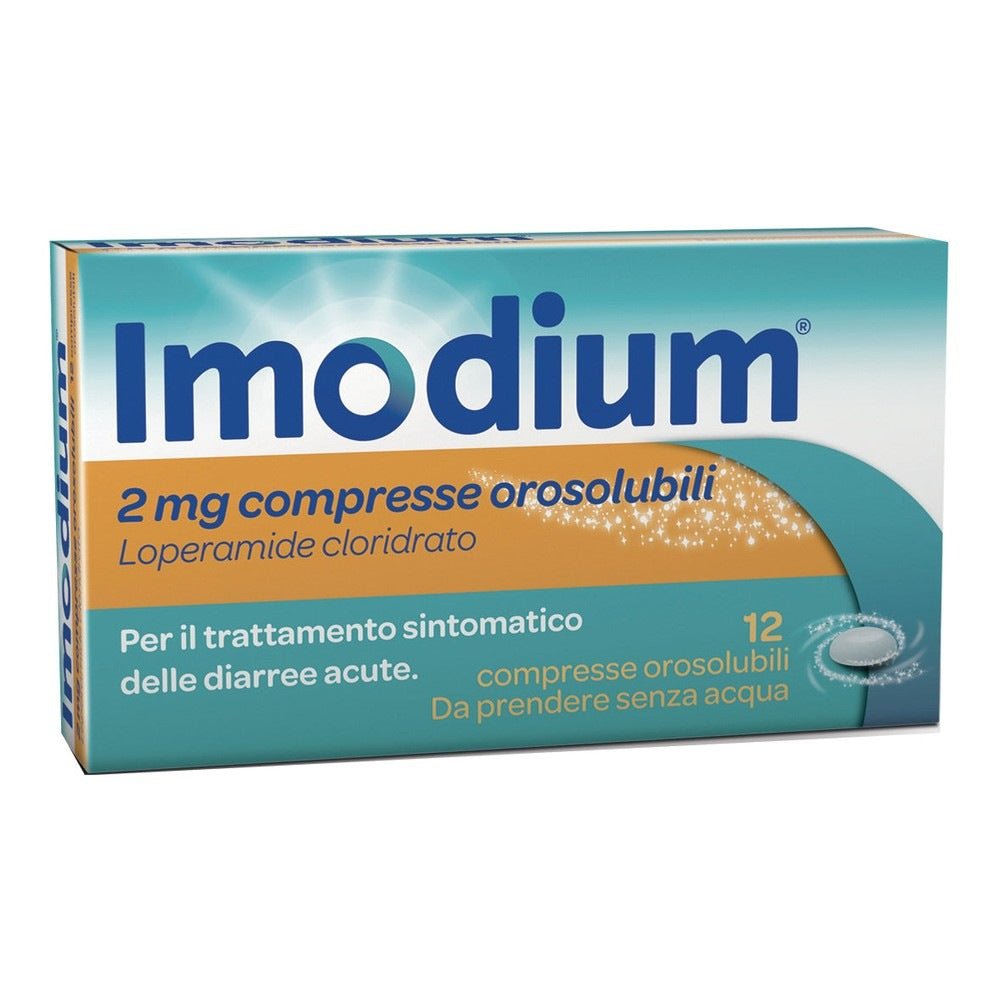 Imodium 2mg 12 comprimate bucale