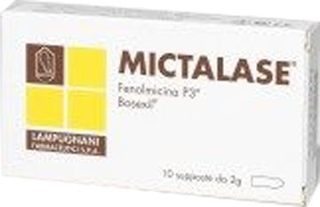 Mictalase 10 suppositories 2 g rectal anti-inflammatory
