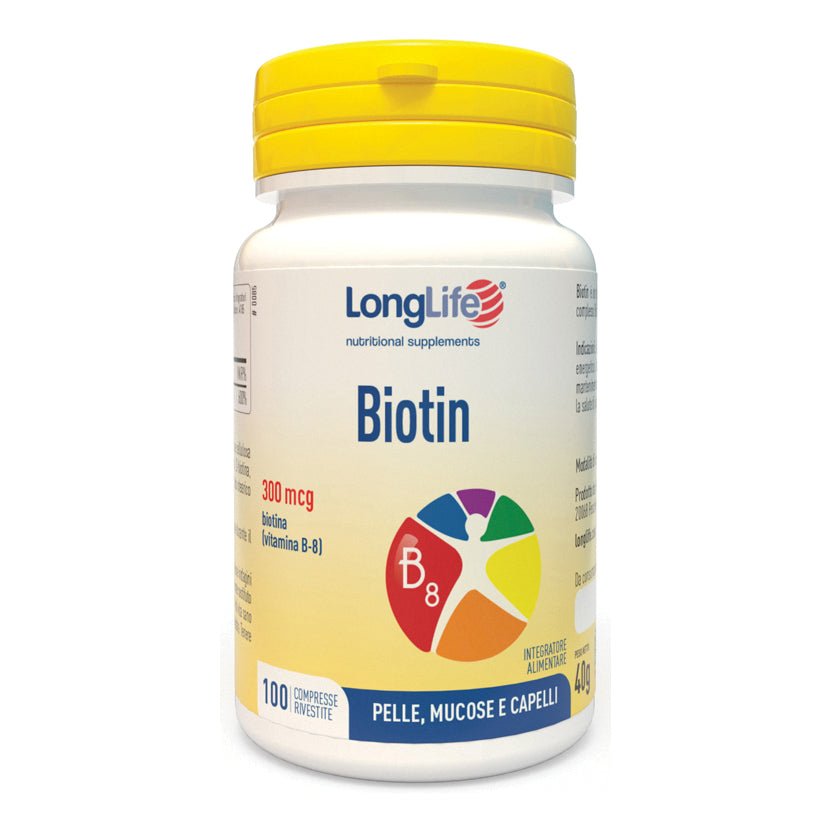 LongLife Biotine 100 comprimés cheveux ongles