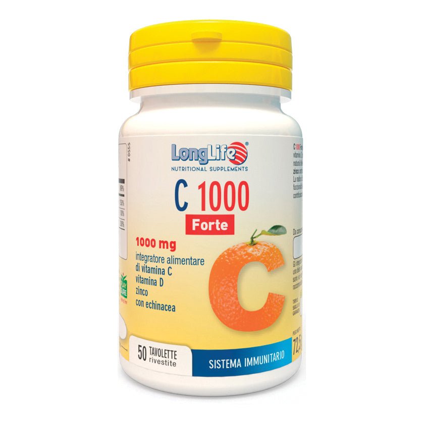 LongLife C 1000 Forte 50 comprimés de vitamine C
