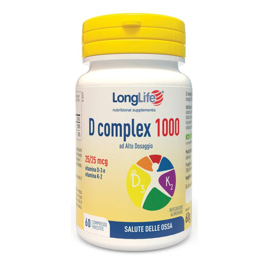 LongLife D Complex 1000 60 Vitamin-D-Tabletten