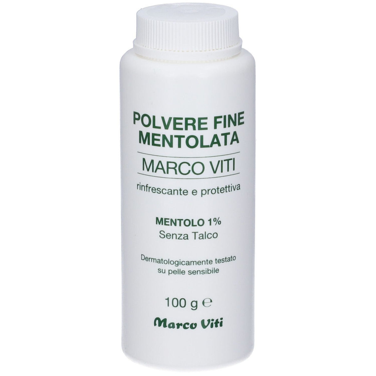 Marco Viti mentholated fine powder, 100 g bottle