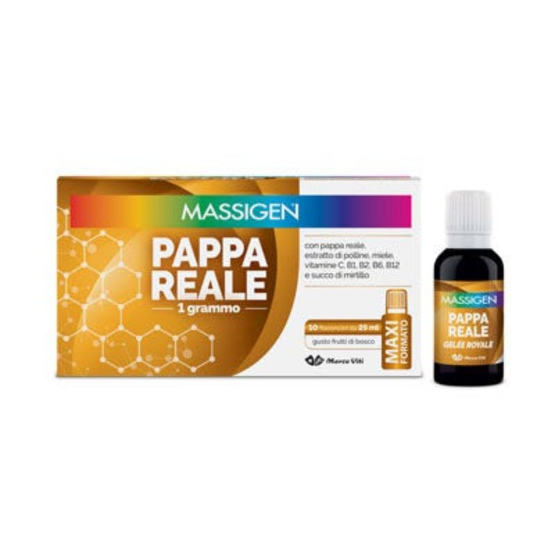 Massigen Pappa Reale 10 Flaconi 25 ml - MINSAN 943295067