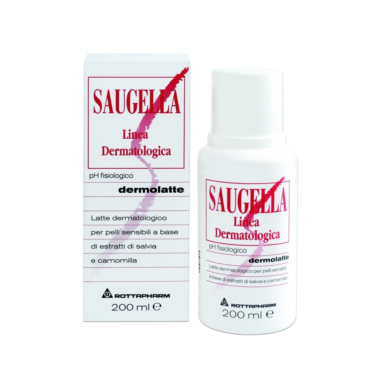 Saugella Dermolatte Gesichtsreinigungsmilch 200 ml