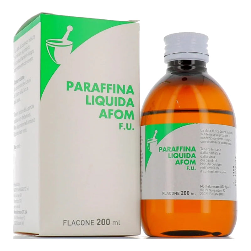 Montefarmaco Paraffina Liquida AFOM FU 200ml - MINSAN 983531296