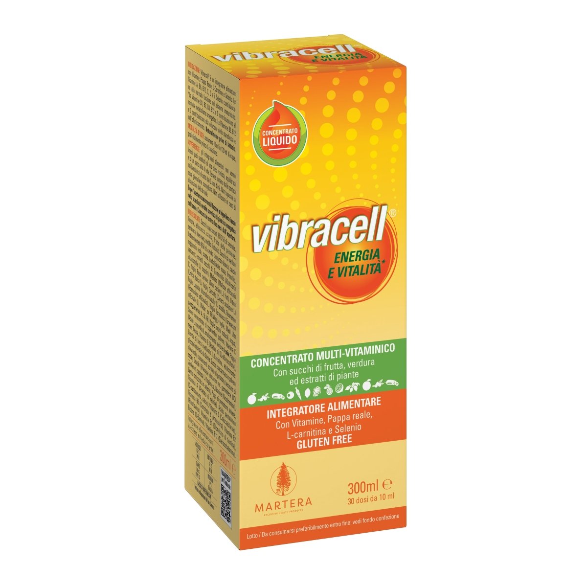 Vibracell 300ml liquid multivitamin supplement