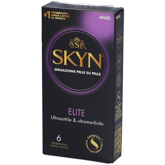 Profilattico Ansell Akuel Skin Elite 6 Pezzi