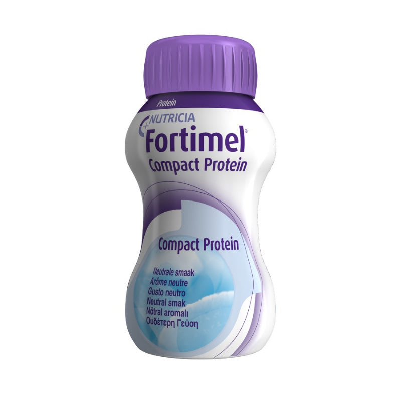 Fortimel Compact Protein neutro 4 bottiglie 125 ml - MINSAN 980426415