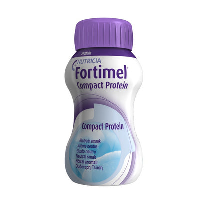Fortimel Compact Protein neutro 4 bottiglie 125 ml - MINSAN 980426415