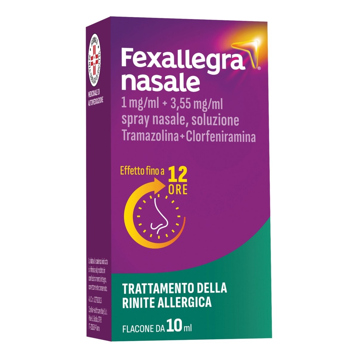 Fexallegra Nasal 1 mg/ml + 3, 55 mg/ml 10 ml solution pour pulvérisation nasale